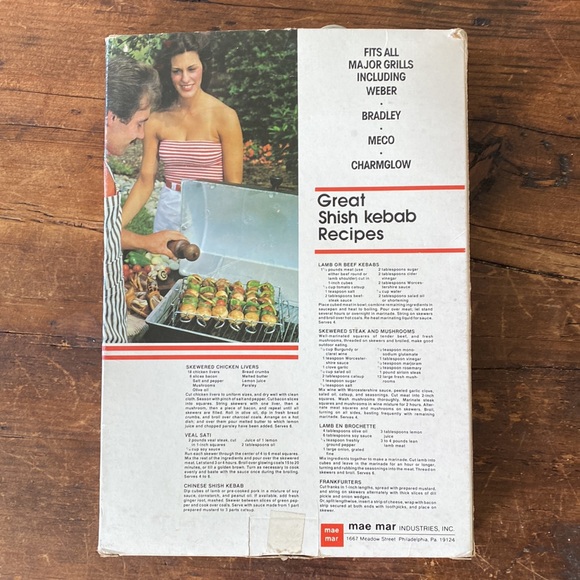 VTG Shish-Kebab Cooking Set. 13 Chrome Plated Skewers with Rack/Recipes. BBQ - Picture 3 of 9